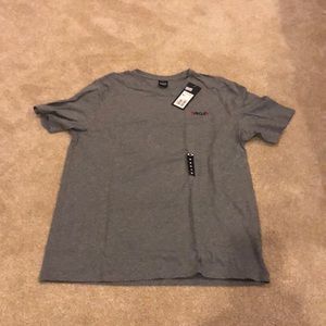 NWT medium gray T-shirt back graphics